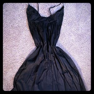 FOREVER 21 - Black Maxi Dress Spaghetti V neck - S